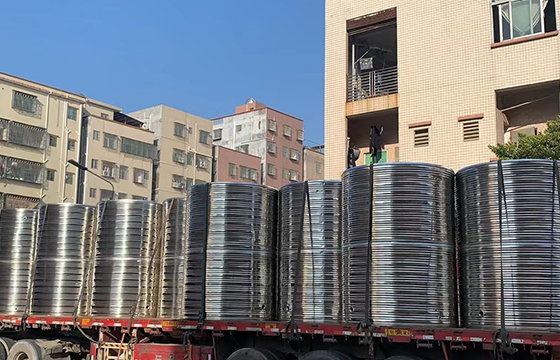 不銹鋼成品水箱的安裝與測試